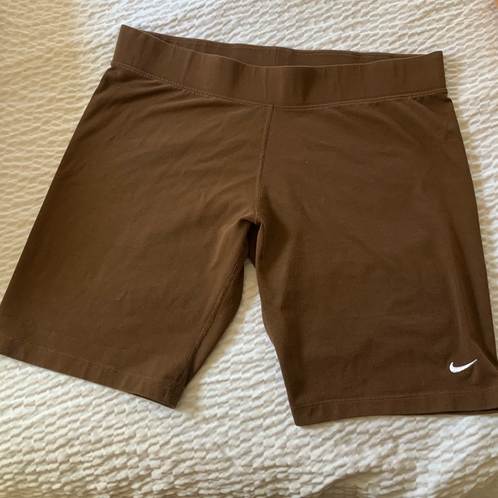 Nike biker shorts - brown
